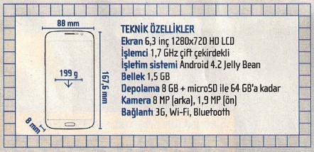 Samsung Mega özellikleri